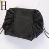 Portable Women Drawstring Cosmetic Bag Organizer Large Capacity Fashion Travel Toiletry Make Up Bag