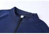 2024 Men's Quick-Dry Long Sleeve Thumbhole Sports T-shirt - Windproof, Half-Zip Running & Fitness Top for Spring/Autumn.