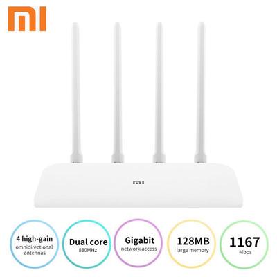 Xiaomi Mi Router 4A Gigabit Version 2.4GHz 5GHz Dual Band 1167Mbps WiFi Repeater 128MB DDR3 High Gain 4 Accelerator Coverage External Signal Amplifier
