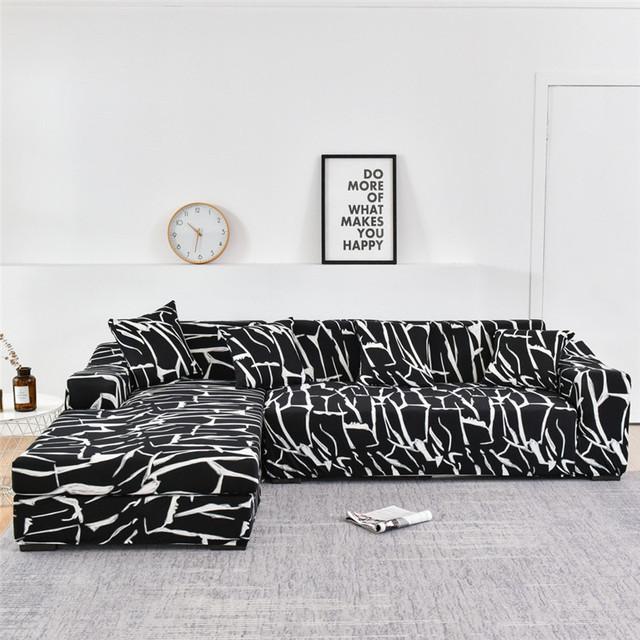 Elastic Slipcover Sofa Cover For Living Room All -Inclusive Slip -Resistant Sectional Corner Couch Cover Sofa Towel 1 2 3 4 -Seater for Home