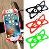 Motorcycle Bike Elastic Silicone Phone Holder X Web Grip Phone Mount Band Elastic Rubber Cycling Navigation Phone Fixed Strap