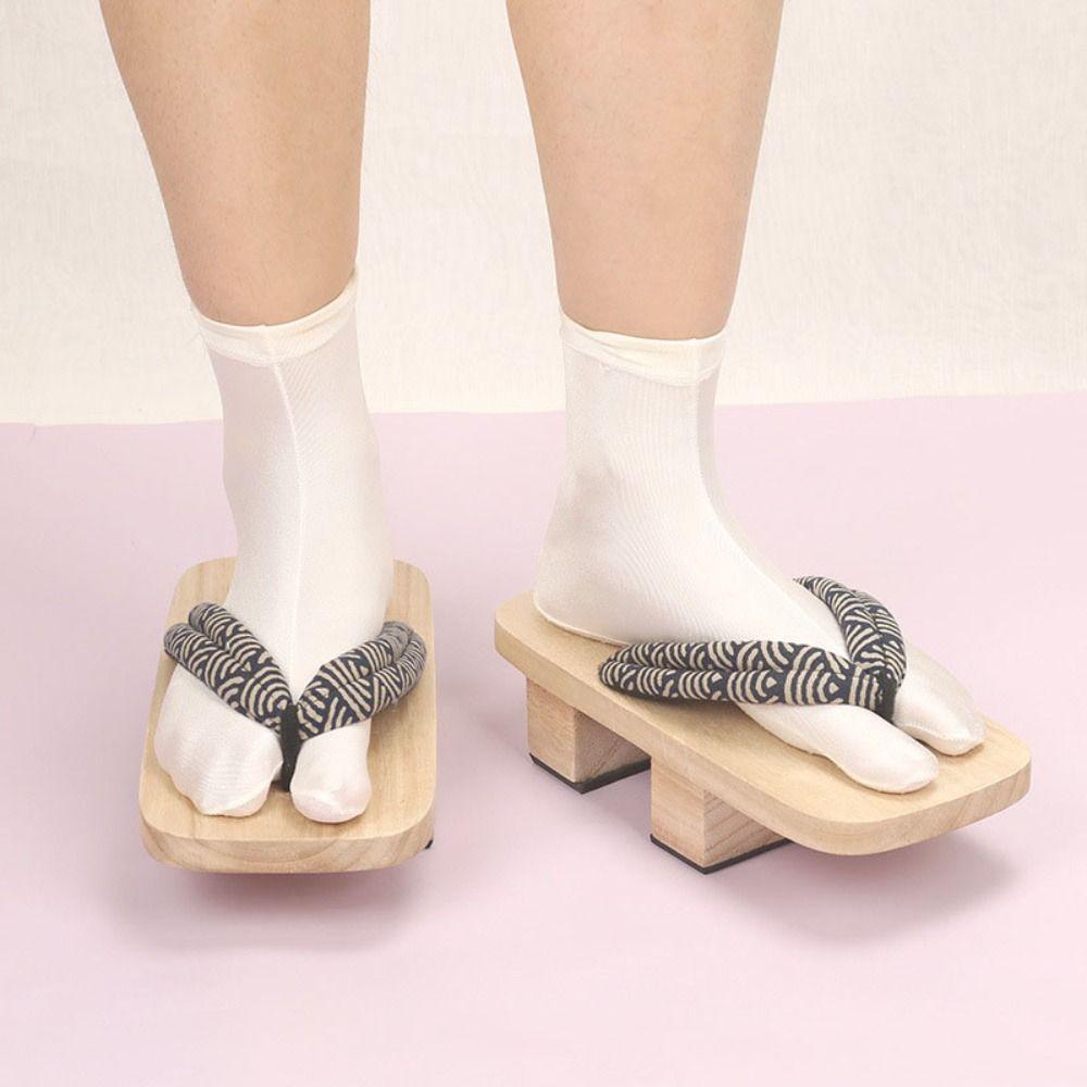 Mid-calf Toe Separator Socks Japanese Style Short Tube Socks Fashion Two Toed Socks  Flip Flops
