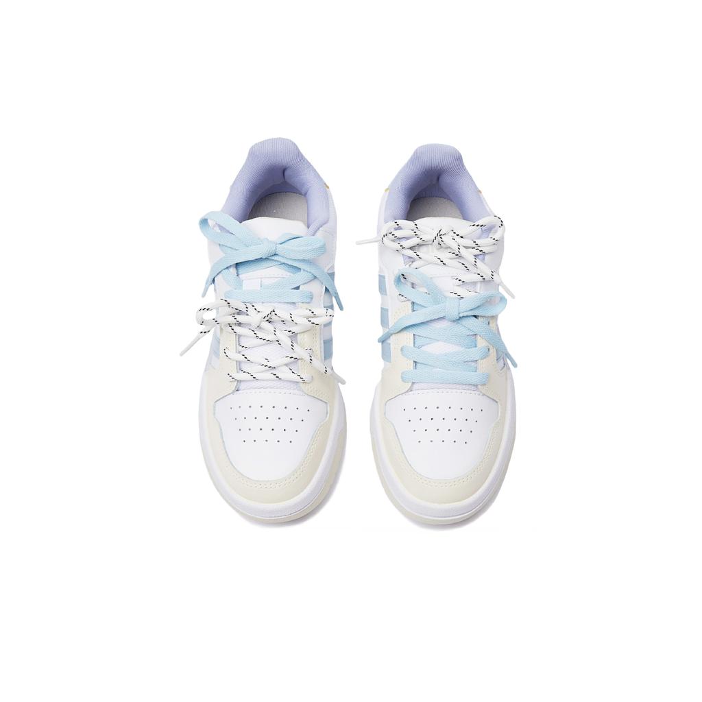 Adidas Neo Entrap Slip Resistant Abrasion Resistant Low top Skateboard Shoes Women's White Yellow Blue GX3814(Team15-)