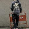 Nike Felpa con cappuccio sportiva casual NSW, primaverile, unisex, grigio ferro DV7380-068