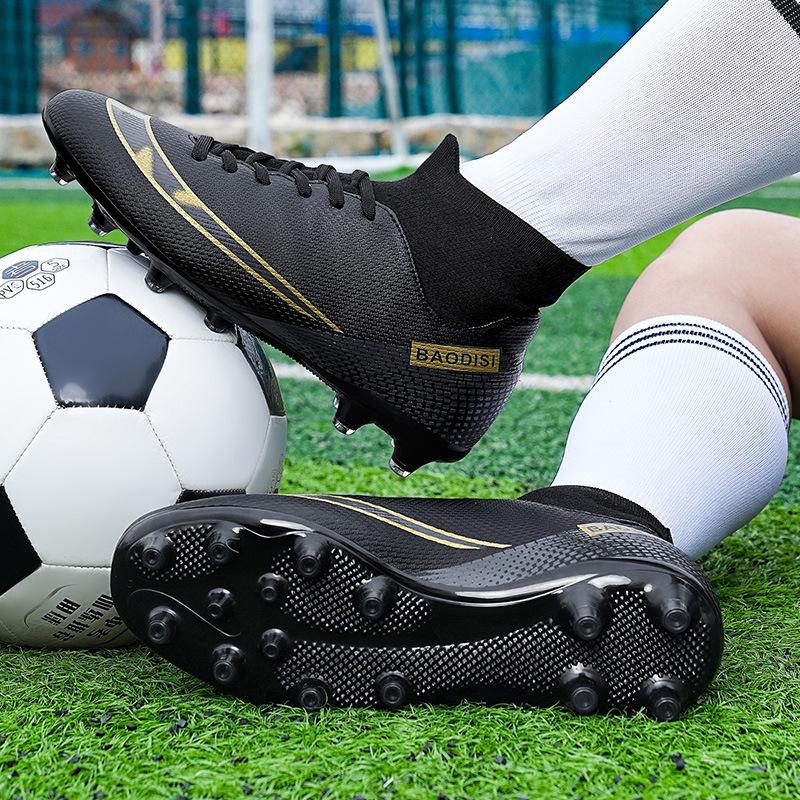 Football Shoes Low Price Long and Short Nails Amazon Children's Training Factory Direct Sales Student Sports Football Shoes