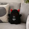 Skin Friendly Plush Toy Halloween Pumpkin Toy, Spooky Ghost Bat Demon Stuffed Doll, Sofa Ornaments Cartoon Plushie Holiday Party Decoration for Home,