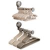 Abs Suction Cup Balcony Clothes Rack With Telescopic Hook For Home Organization