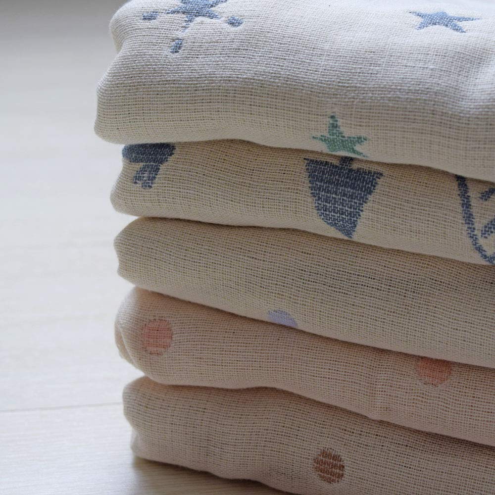 Pătură moale și pufoasă din tifon pentru bebeluși cu 6 straturi "Minoki"