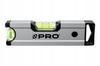 Pro600 Pocket Spirit Level Anodized Silver With Magnet 17