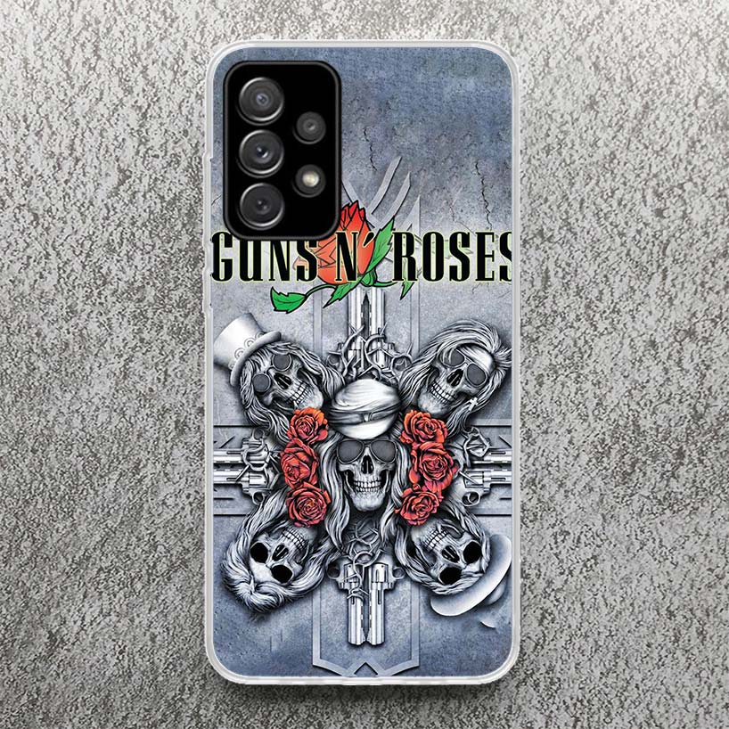 Guns N Roses Good Time Phone Case For Samsung Galaxy A15 A55 A14 A54 A13 A53 A12 A52S A25 A24 A35 A34 A23 A33 A22 A32 A04S A03S