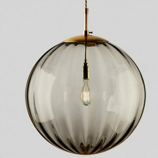Lampada a Sospensione in Vetro Nordica per Sala da Pranzo e Bar