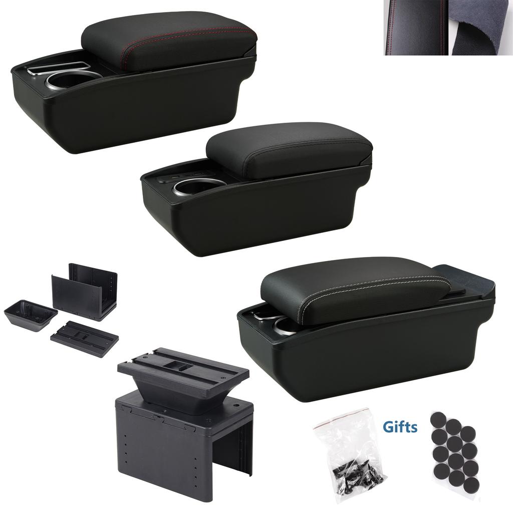 Universal Car Armrest Universal Model Armrest Box Central Storage Box Dedicated Cup Holder Retrofit parts Interior Accessories