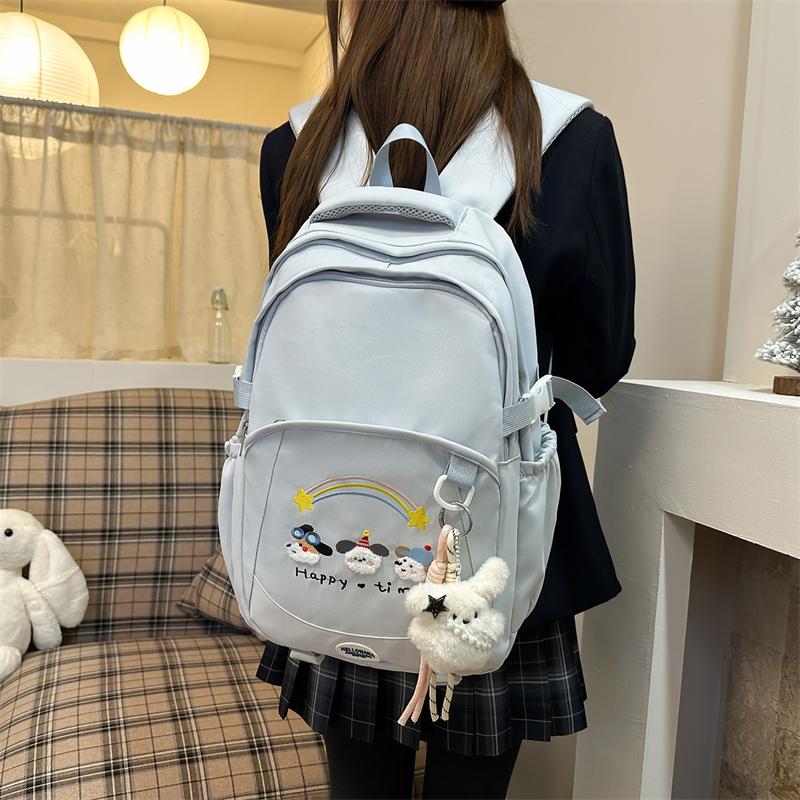 Cartoon Student Schoolbag Women's Lightweight Backpack