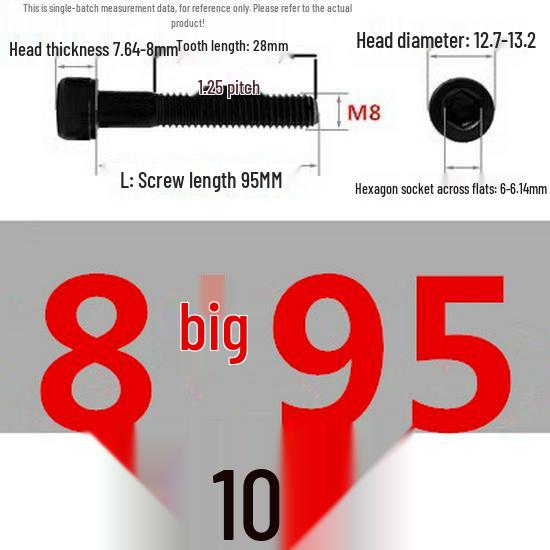 High-Strength Grade 12.9 Internal Hex Head Screws M1.4-M20