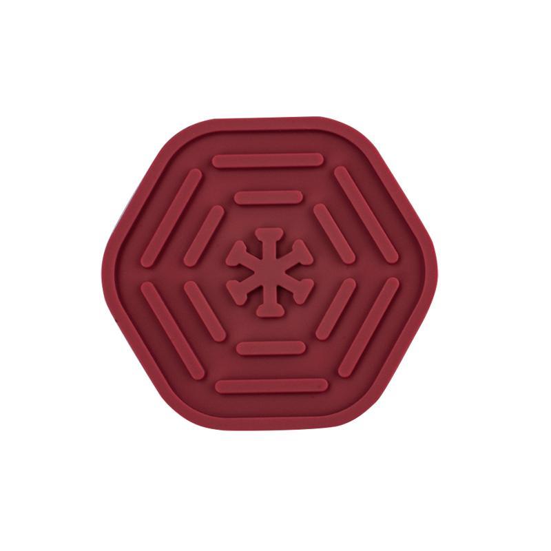 Silicone Coaster Water-Draining Coasters Anti-Slip Heat-Insulating Coaster Heat-Resistant Coffee Beverage Coaster