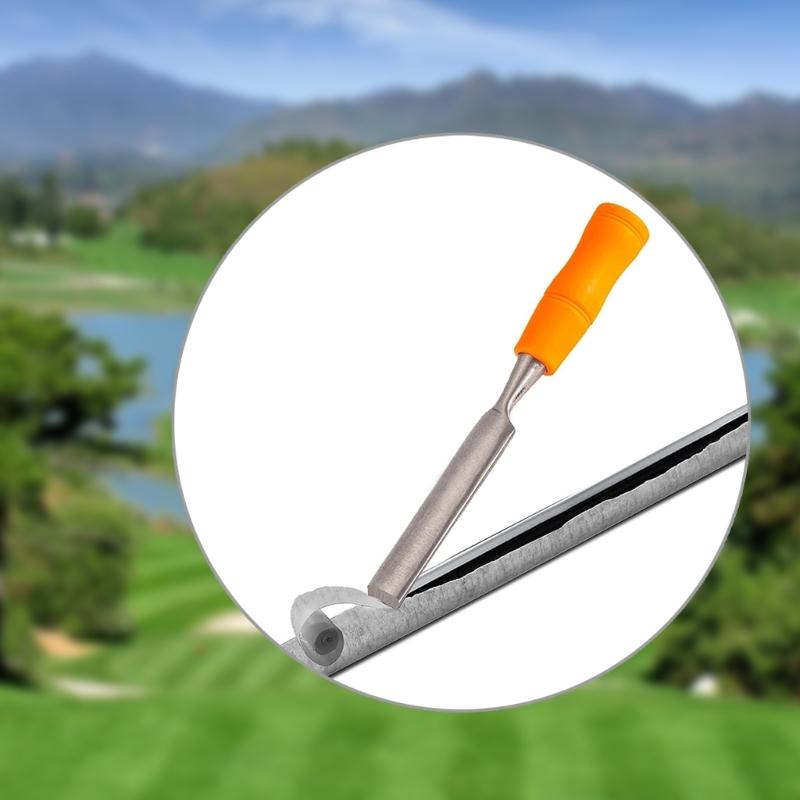 Golf Grip Tape Remover Tool Multifunctional Wear-Resistant Steel Golf Grip Tape Remover Tool Shaft Tape Stripper Remover