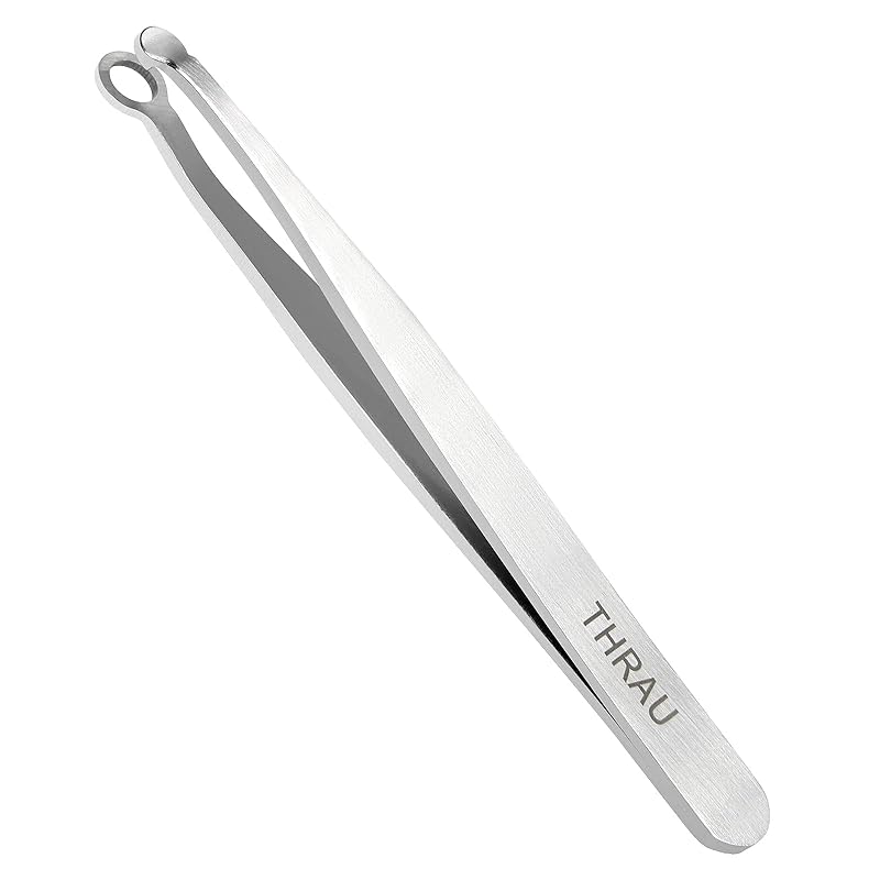 

THRAU nose hair cutter innovation model nose hair scissors nose hair trimmer manual nose hair trimming Designed to prevent hair from getting caught