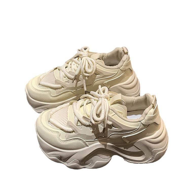 Spring and summer popular dad shoes women's 2025 new shoes women's shoes ins trendy versatile thick-soled heightening women's sports shoes