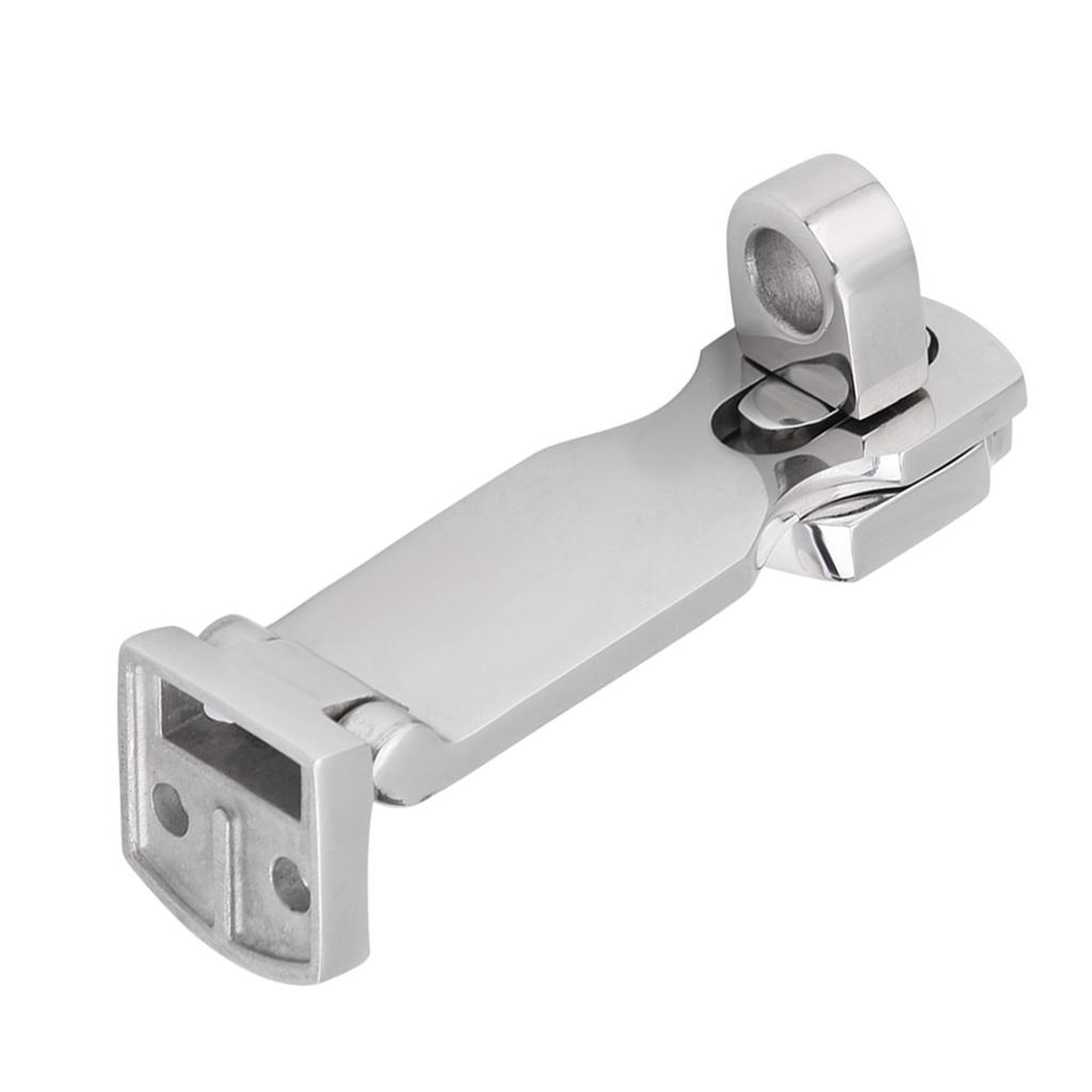 Boat Stainless Steel Locker Latch Clamp Anti Rattle Marine Hatch Fastener 75MM