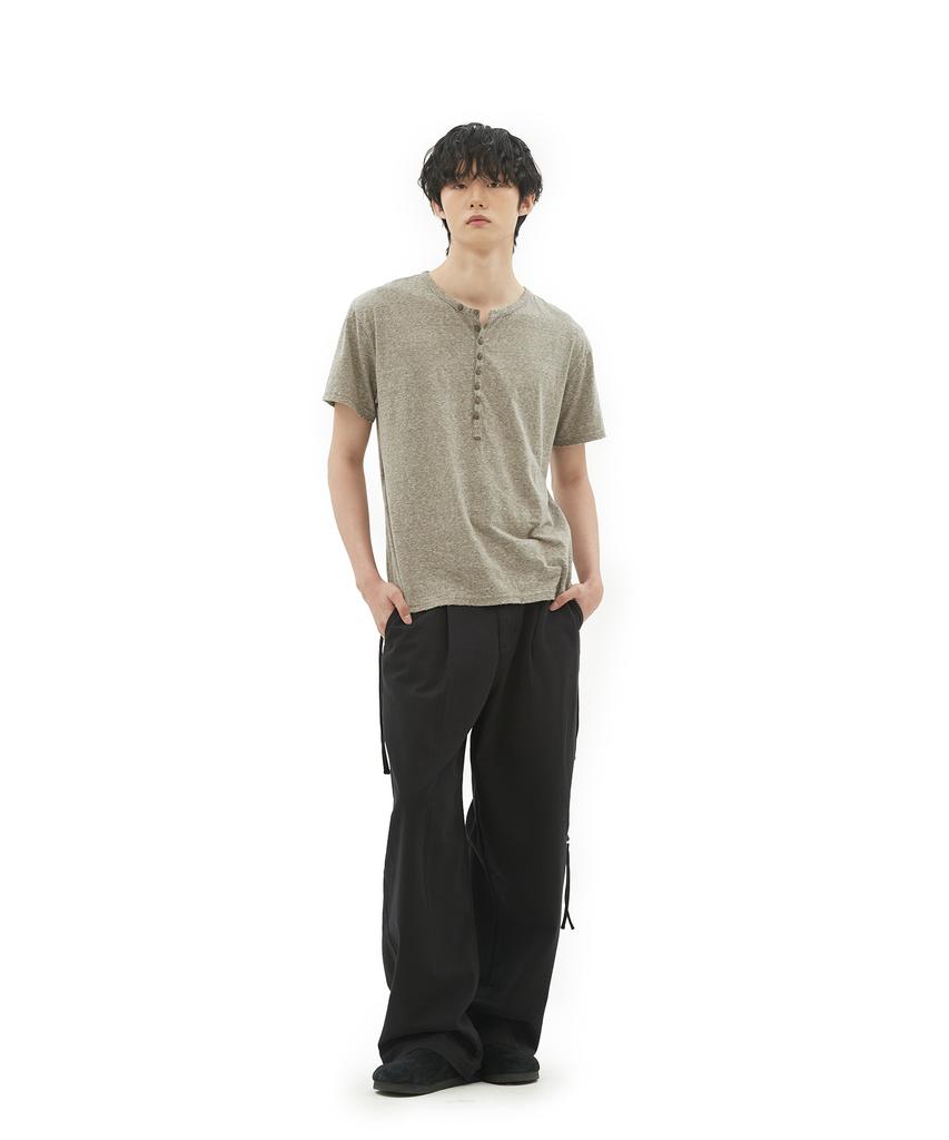 Depeugameoncheu Button-Up Rough T-Shirts [2Color]