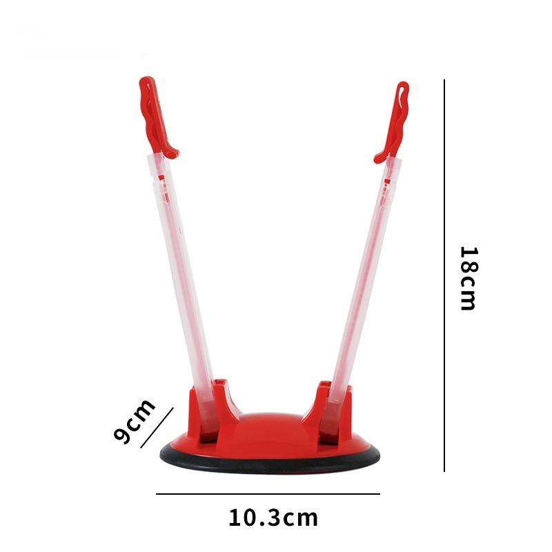 Stretchable Stand Holder for Sealing Bags, Prep Bags, Sandwich Holder, Kitchen Support Storage Bags, Adjustable Tension to Prevent Slipping
