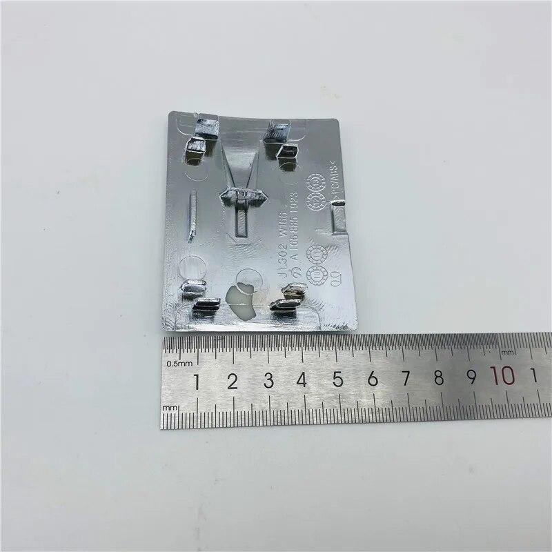 For 2012-2015 Mercedes Benz ML GLE Class ML350 Rear Bumper Tow Hook Eye Cover Cap Chrome Silver