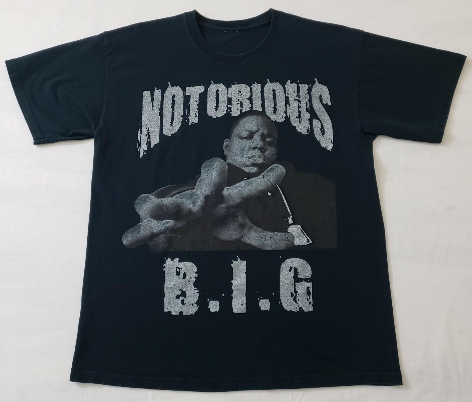 Vintage Notorious BIG T-Shirt Sz Large 90s Rap Tee Hip Hop Promo Biggie Smalls L