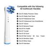 8Pcs/Set Replacement Toothbrush Heads Compatible with Oral B Braun Electric Toothbrush Sensitive