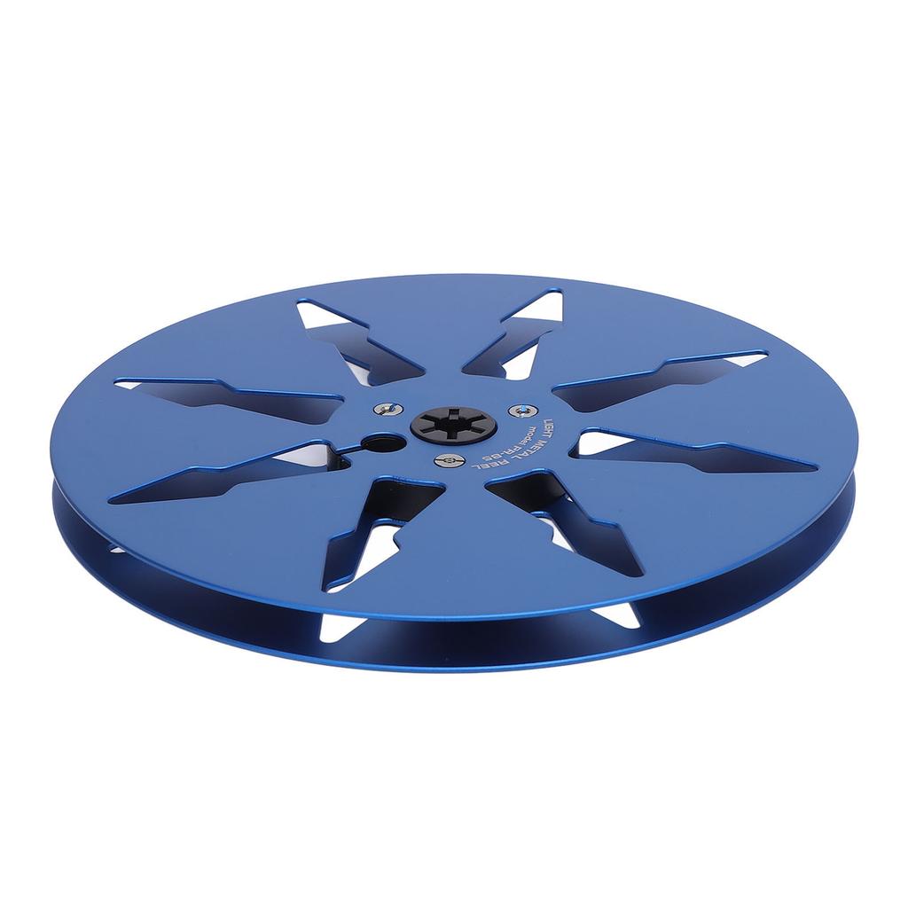 Bobină goală de bandă de 14 7 inci Aliaj de aluminiu Bandă de sunet cu bobină deschisă Bobină goală cu 8 găuri pentru ReVox