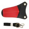 Barber Scissors Holster Pouch PU Leather Hairdressing Tools Holder Bag With Shoulder Belt Red