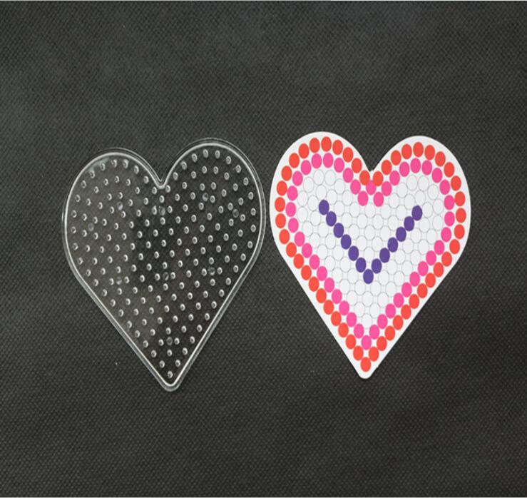 Non-Toxic Yant Jouet 5Mm Mini Pegboard Animal Dog Duck Transparent Template Board Diy Figure Material Board Hama Perler Beads For Children
