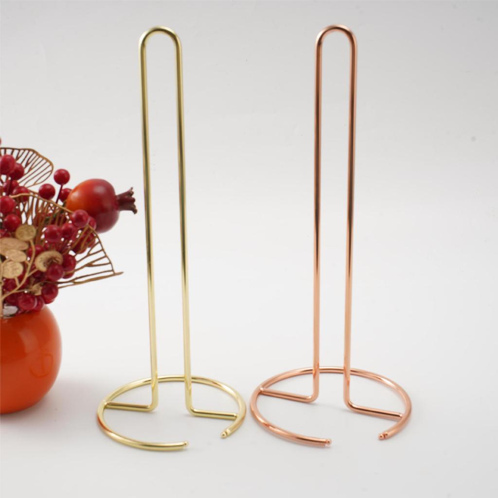 Nordischer Schmiedeeisen-Taschentuchhalter: Vielseitiger Rollenständer für Schreibtisch, Küche und Badezimmer