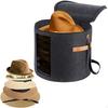 Hat Container Organizer with Hanging Strap Transparent Front Panel Versatile Durable Portable