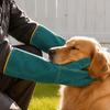 1 Pair Double Layer Construction Animal Handling Gloves Pet Training Gloves  Reptile Handling