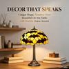 Bat Accent Lamp for Bedroom Desk Shelf with Warm Yellow Shade, Dark Style Home Light for Halloween Display, Side Table, and Room Setup