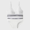 Women's Pure Cotton Sports Wrap Top - Sexy, Wire-Free Bra with Beautiful Back - Comfortable & Breathable