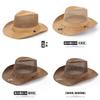 Casual Summer Sun Hat For Men With Wide Brim And Breathable Straw Material For Outdoor Fishing And Sun Protection