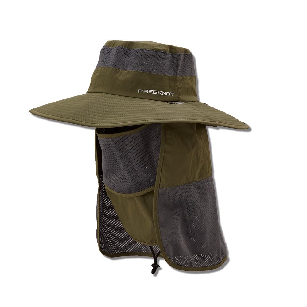 

Free Knot УФ-защитная шляпа с полным покрытием оливкового цвета Y3192-F-64