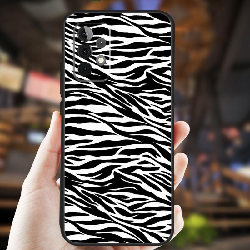 Zebra Skin Case For Samsung Galaxy A05 A06 A22 A53 A33 A26 A16 A56 A36 A32 A52 A54 A34 A14 A55 A15 A35