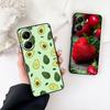 Cherry Strawberry Fruit Summer Avocado Cherry for Motorola Moto Edge 50 30 Fusion 40 NEO Ultra Pro G22 G23 G35 G84 G13 G53 Case