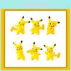 Adorable Pikachu Cartoon Anime Figure Model Doll Set Perfect For Cake Decoration And Gifts
