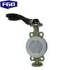 FGO D71F46-16C Lever Operated Wafer Lined Butterfly Valve