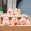 Car Console Cute Mini Pig Figurines - Home Decor Ornaments