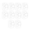 10Pcs Mask Brace Antifog Food Grade Silicone Freely Foldable Reusable Mask Support Frame for Outdoor   School