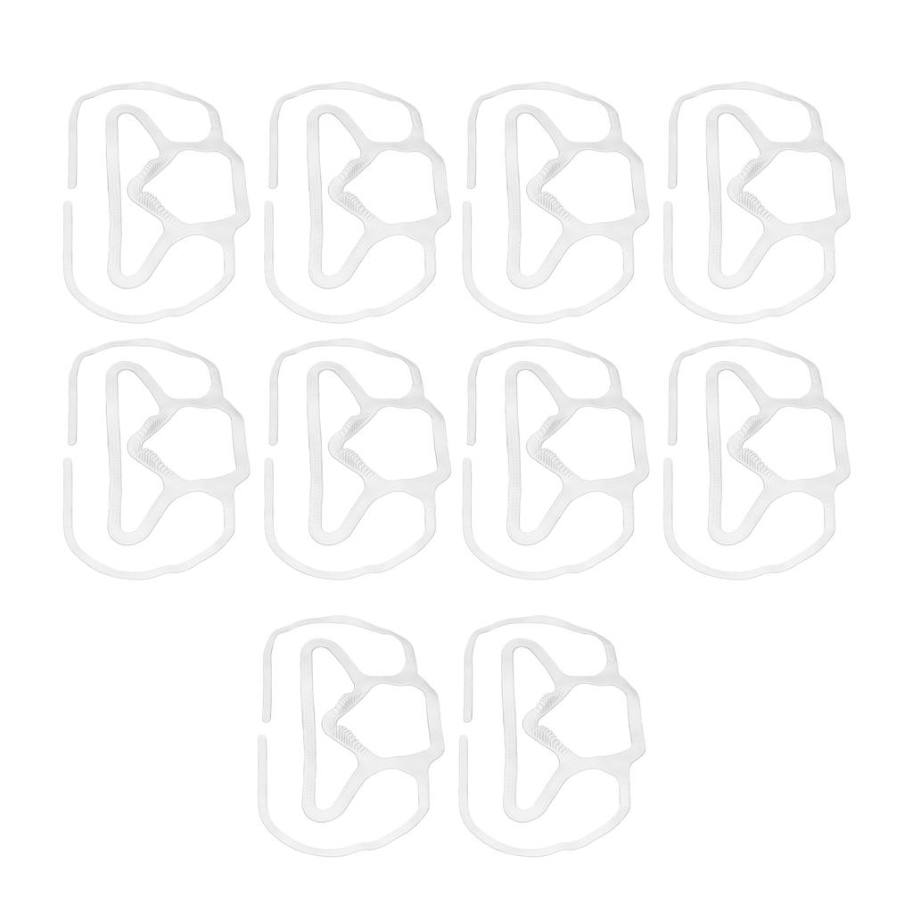 10Pcs Mask Brace Antifog Food Grade Silicone Freely Foldable Reusable Mask Support Frame for Outdoor   School