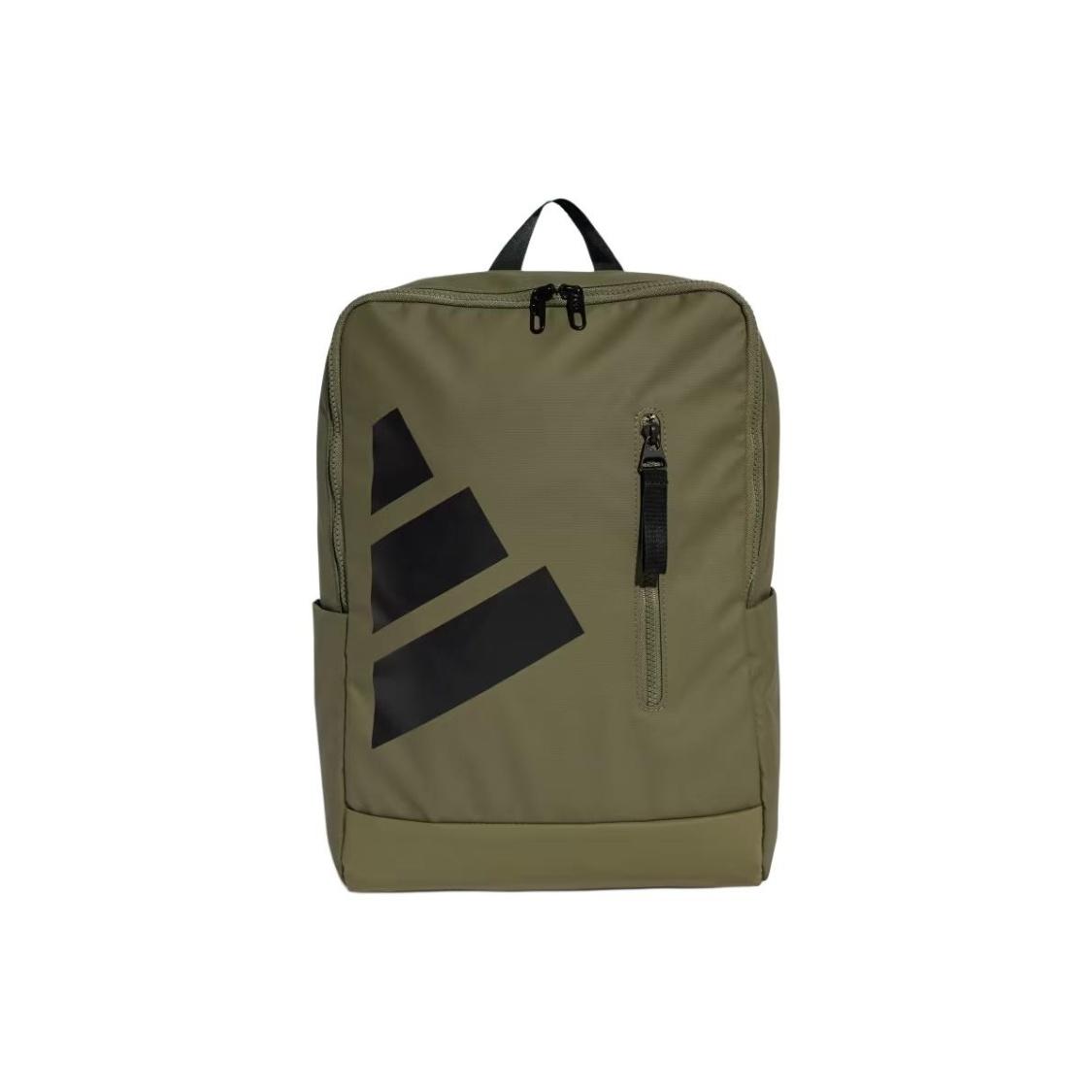 Adidas Polyurethane Backpack Unisex Olive One Size оливковый
