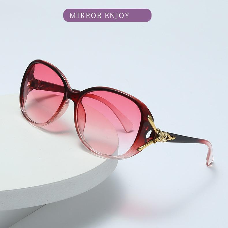 Damen Sonnenbrille mit Fuchs-Motiv, modisch, für Tag und Nacht, zum Autofahren, Farbwechsel