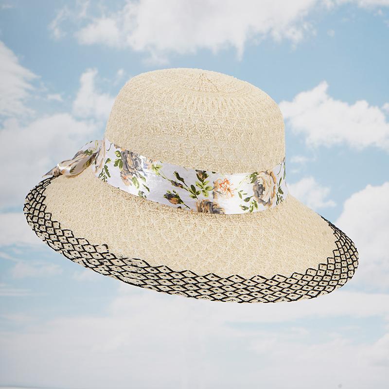 Lady's Casual Sun Hats Elegant  Hats Sun Protection Wide Brim Hats  Beach Hats Summer