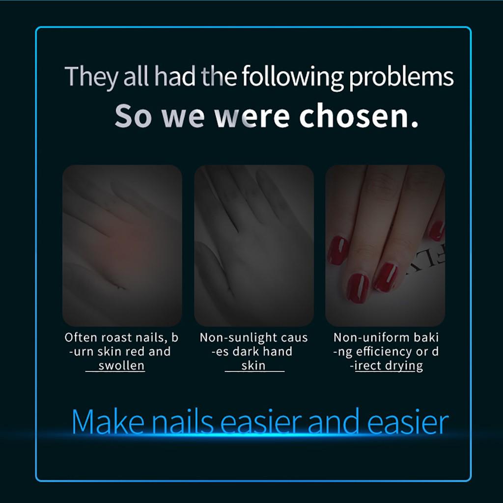 LED UV Nail Gel Curing Lamp 120W Light Nail Gel Polish Dryer  Machine