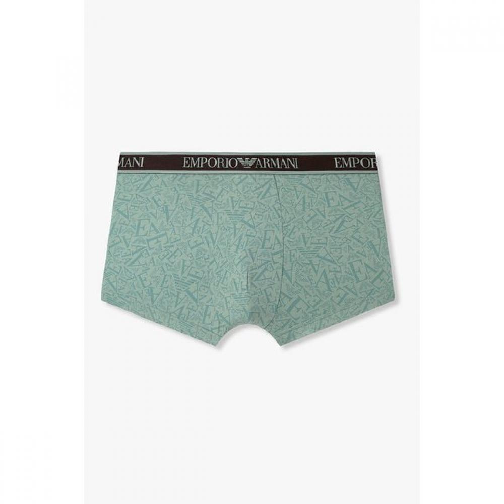 Emporio Armani Мужские хлопковые трусы с узором в полоску 0815312315 XXL(115)